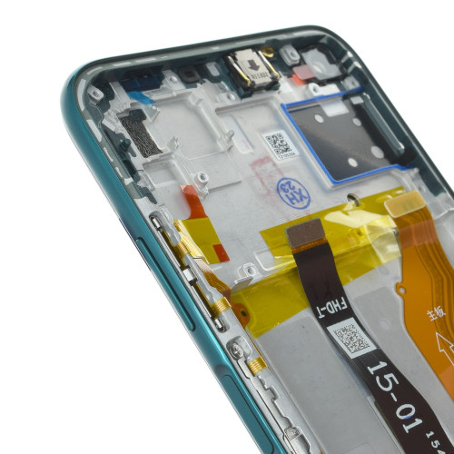 Дисплей для Huawei P40 Lite з тачскріном в рамці (Green) (Original) (без акумулятора)