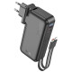 Повербанк Hoco J126 Travel PD20W+22.5W (10000 mAh) (Black)