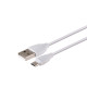 Автомобільний зарядний пристрій Borofone BZ14 2xUSB-A (12W · 2.4A) з кабелем USB-A – Micro-USB (White)