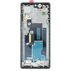 Дисплей для Motorola XT2429 Moto Edge 50 Fusion з тачскріном в рамці (Marshmallow Blue) (Original)