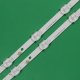 Прямая подсветка для телевизора 32″ 8D2A-DLM3-2009A1 (2 планки по 580 мм, 9 LED, линза 16 мм, 3 В)