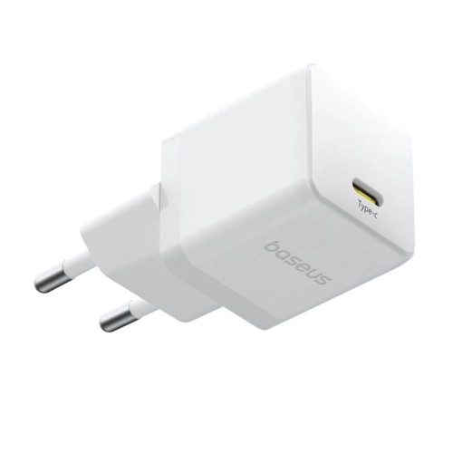 Сетевое зарядное устройство Baseus Palm Fast Charger USB-C (20W · 3A) с кабелем Type-C – Lightning 20W (E0116400) (White)