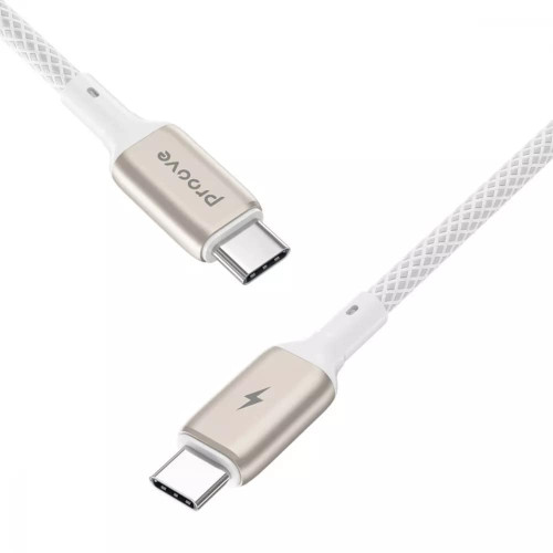 Кабель Proove Dense Metal Type-C – Type-C (1 м · 60W · 3A) (White)