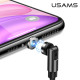 Кабель Usams US-SJ472 U59 180° Rotatable Magnetic Charging USB-A – Lightning (1 м · 2.4A) (Black)