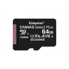 Карта памяти Kingston Canvas Select Plus 100R microSDXC 64GB A1