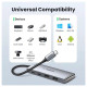 USB-хаб UGREEN CM480 Type-C (3xUSB 3.2 · 2xType-C) (Dark Gray)