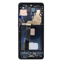 Дисплей для Samsung G988 Galaxy S20 Ultra з тачскріном в рамці (Black) (OLED Soft) (Big size)