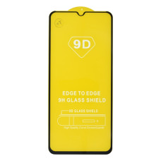 Защитное стекло в тех упаковке для Samsung A032 Galaxy A03 Core (2021) (Full Glue) (0.3 мм, 2.5D) (Black)