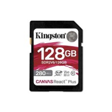 Карта пам'яті Kingston Canvas React Plus SDXC 128GB Class 10 UHS-I U3