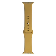 Ремінець для Apple Watch 38/40/41 мм Band Silicone (Gold)
