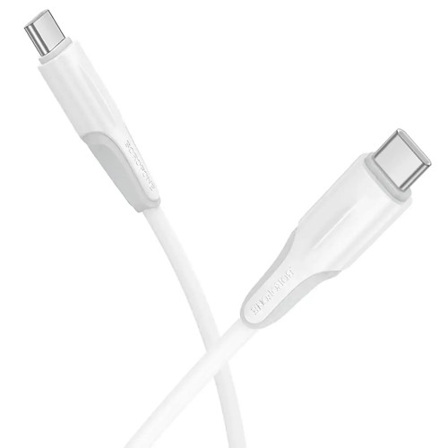 Кабель Borofone BX119 Type-C – Type-C (1 м · 60W · 3A) (White)