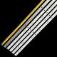 Пряма підсвітка для телевізора Doffler 43″ 10S1P (5 планок по 855 мм, 10 LED, лінза 17 мм, 3 В)