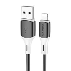 Кабель Borofone BX79 Silicone USB-A – Lightning (1 м · 12W · 2.4A) (Black)