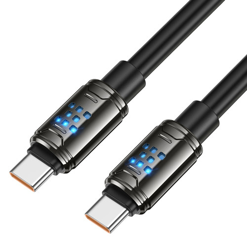 Кабель Hoco U143 Type-C – Type-C (1 м · 240W · 5A) (Black)