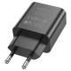 Мережевий зарядний пристрій Borofone BA71A USB-C (20W · 3A) (Black)