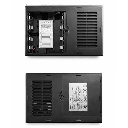 Бесперебойный блок питания Mini DC UPS DC1018L под сменные АКБ 18650 4шт (Black)