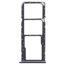 Держатель SIM-карты и карты памяти для Samsung A042 Galaxy A04e (2022) (2×SIM, карта памяти) (Black)