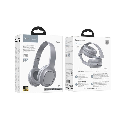 Навушники Bluetooth Hoco W46 (Blue Gray)