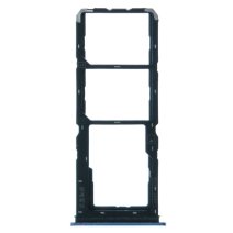 Держатель SIM-карты и карты памяти для Vivo Y15 (2×SIM, карта памяти) (Blue)
