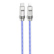 Кабель Hoco U113 Type-C – Lightning (1 м · 20W · 3A) (Blue)