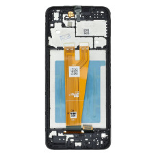 Дисплей для Samsung A045 Galaxy A04 (2022) з тачскріном в рамці (Black) (Brand Pack)