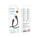 Кабель Borofone BX116 USB-A – Micro-USB (1 м · 12W · 2.4A) (Black)