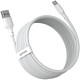 Кабель Baseus Simple Wisdom USB-A – Type-C (2pcs/set) (1.5 м · 40W · 5A) (White)