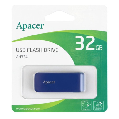 Флешка Apacer AH334 32GB USB 2.0 (Blue)