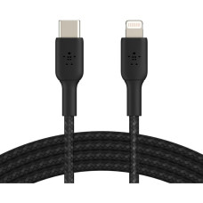 Кабель Belkin Type-C – Lightning (2 м · 18W · 3A) (CAA004BT2MBK) (Black)