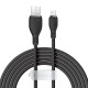 Кабель Baseus Pudding Series USB-A – Lightning (2 м · 12W · 2.4A) (Black)