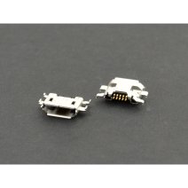 Роз'єм зарядки універсальний №21 для Fly IQ270 Firebird 5 pin (4 кріплень) (контакти посередині) (Micro USB) без шлейфа (version A)