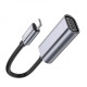 Переходник Hoco UA21 Type-C – VGA (Metal Gray)