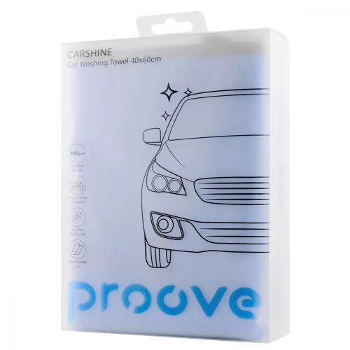 Микрофибра для авто Proove Carshine 40×60 см, 2 шт (Blue)