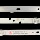 Прямая подсветка для телевизора Changhong 32″ JL.D32061330-032BS-M (2 планки по 618 мм, 6 LED, линза 15,5 мм, 3 В)