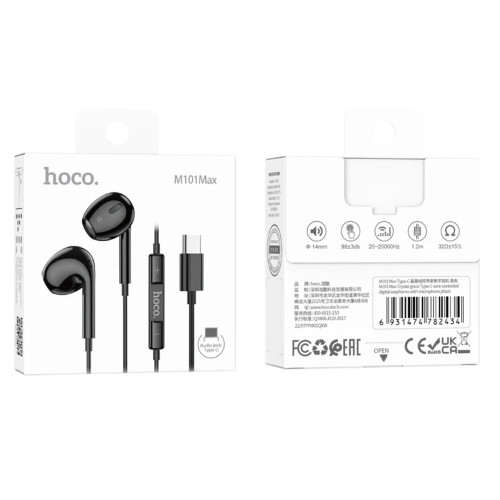Наушники Hoco M101 Max Type-C (Black)
