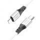 Кабель Hoco X86 Type-C – Lightning (1 м · 20W · 2.4A) (White)