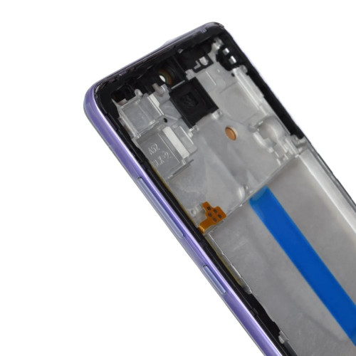 Дисплей для Samsung A525 Galaxy A52 (2021) з тачскріном в рамці (Violet) (OLED) (Big size)
