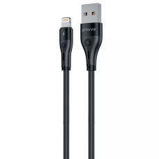 Кабель Proove Soft Silicone USB-A – Lightning (2 м · 12W · 2.4A) (Black)