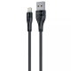Кабель Proove Soft Silicone USB-A – Lightning (2 м · 12W · 2.4A) (Black)