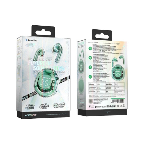 Наушники Bluetooth Acefast T8 TWS (Green)