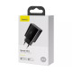 Сетевое зарядное устройство Baseus Speed Mini USB-C (20W · 3A) (CCFS-SN01) (Black)