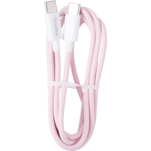 Кабель Gelius iCable Type-C to Type-C 60W 1.2м (GP-UCN010) pink
