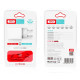 Сетевое зарядное устройство XO L65 2xUSB-A (12W · 2.4A) с кабелем USB-A – Type-C (White)
