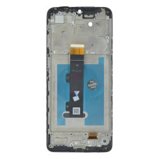Дисплей для Motorola XT2239 Moto E22i з тачскріном в рамці (Black)