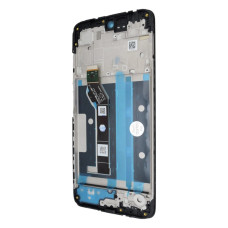 Дисплей для Motorola XT2521 Moto G15 з тачскріном в рамці (Black) (Original PRC)