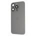 Задня кришка для iPhone 15 Pro (Grey) (Original) зі склом камери