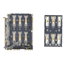Роз'єм SIM-карти для Xiaomi 14T Pro 6 pin (8 кріплень) (One SIM)