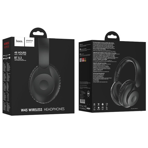Наушники Bluetooth Hoco W45 (Black)
