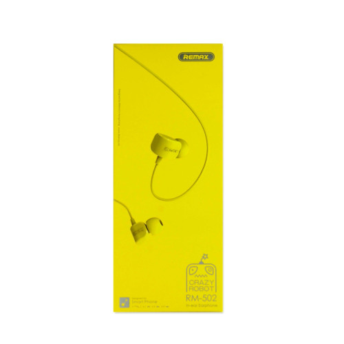 Наушники Remax RM-502 (Yellow)