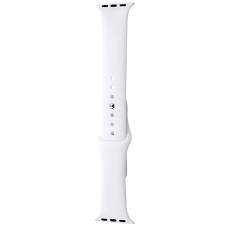 Ремешок для Apple Watch 38/40/41 мм Band Silicone, 2 шт (White)